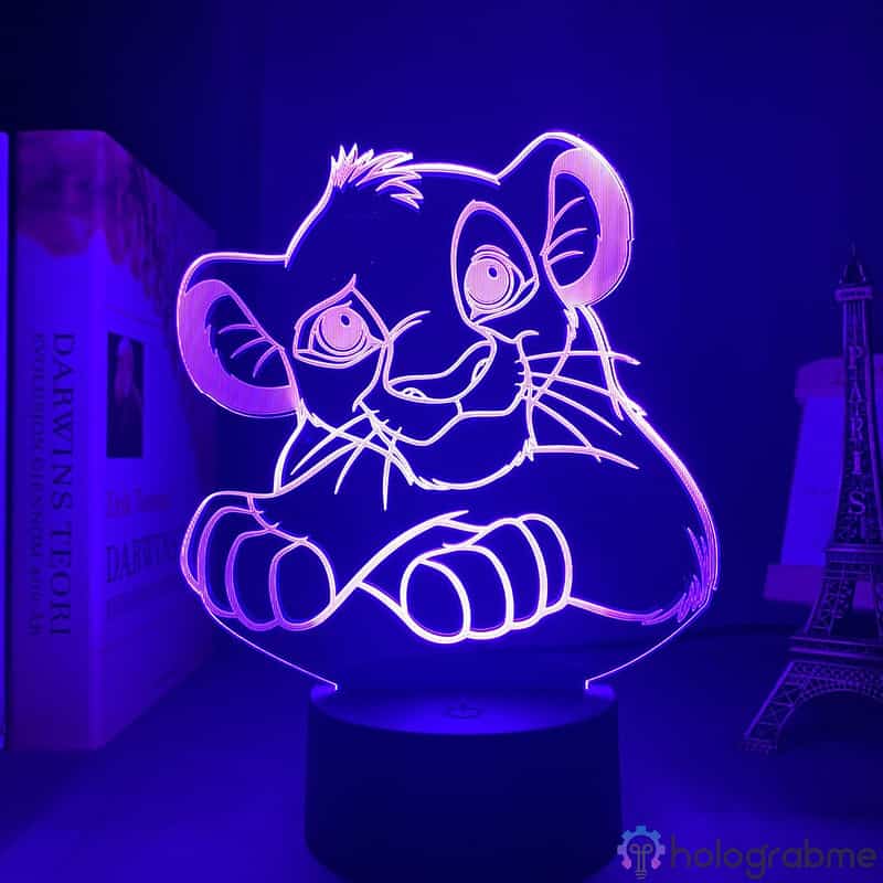 Lampe 3D Simba Roi Lion 7