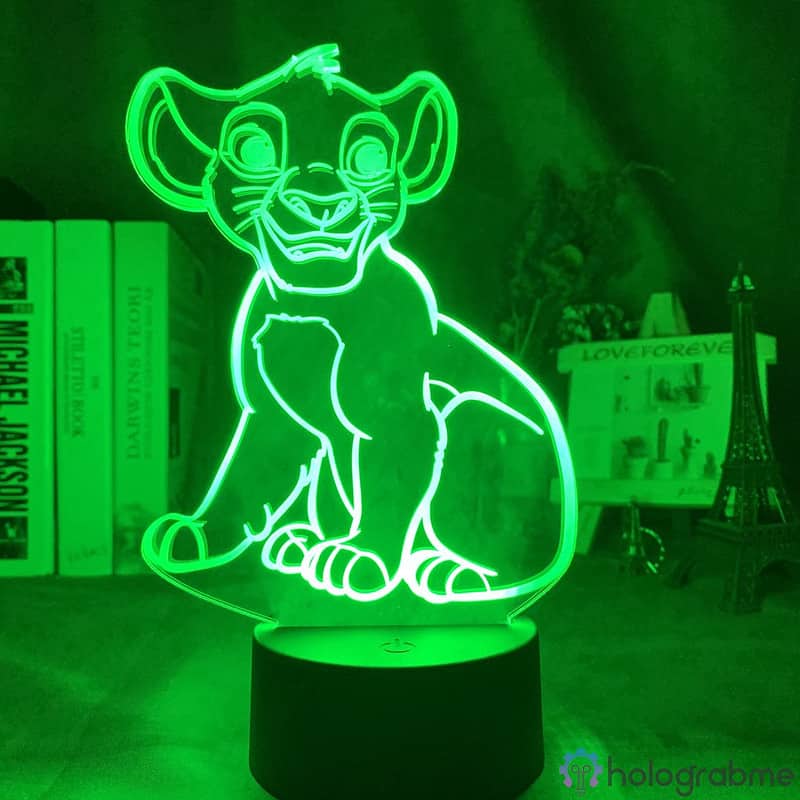 Lampe 3D Simba le Roi Lion 2