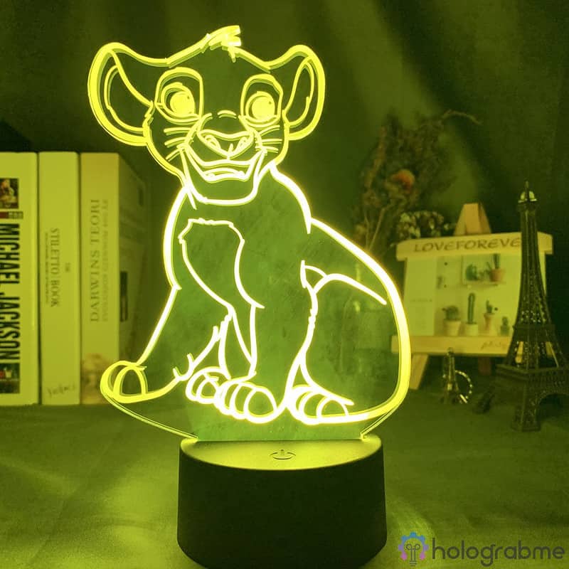 Lampe 3D Simba le Roi Lion 4