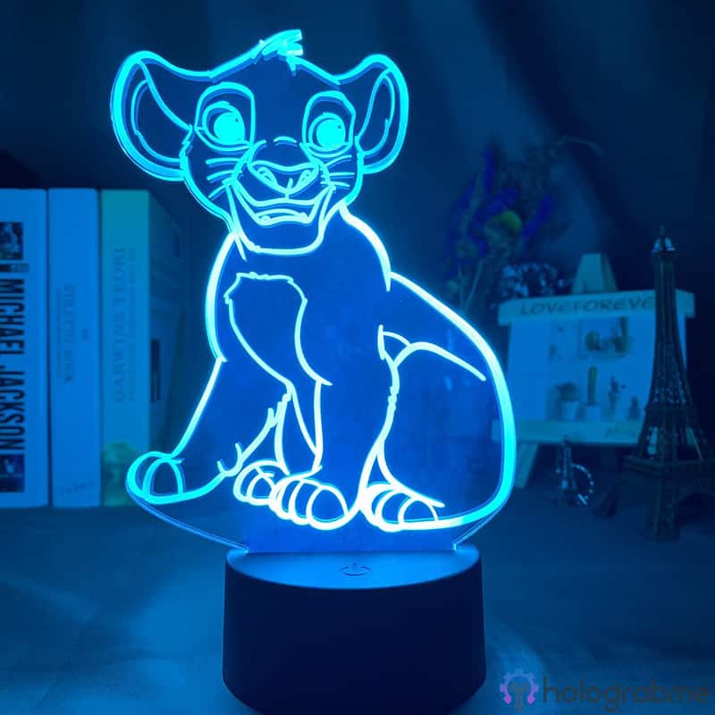 Lampe 3D Simba le Roi Lion 5