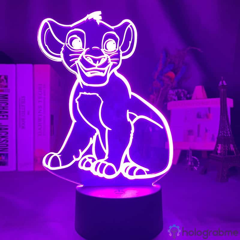 Lampe 3D Simba le Roi Lion 6
