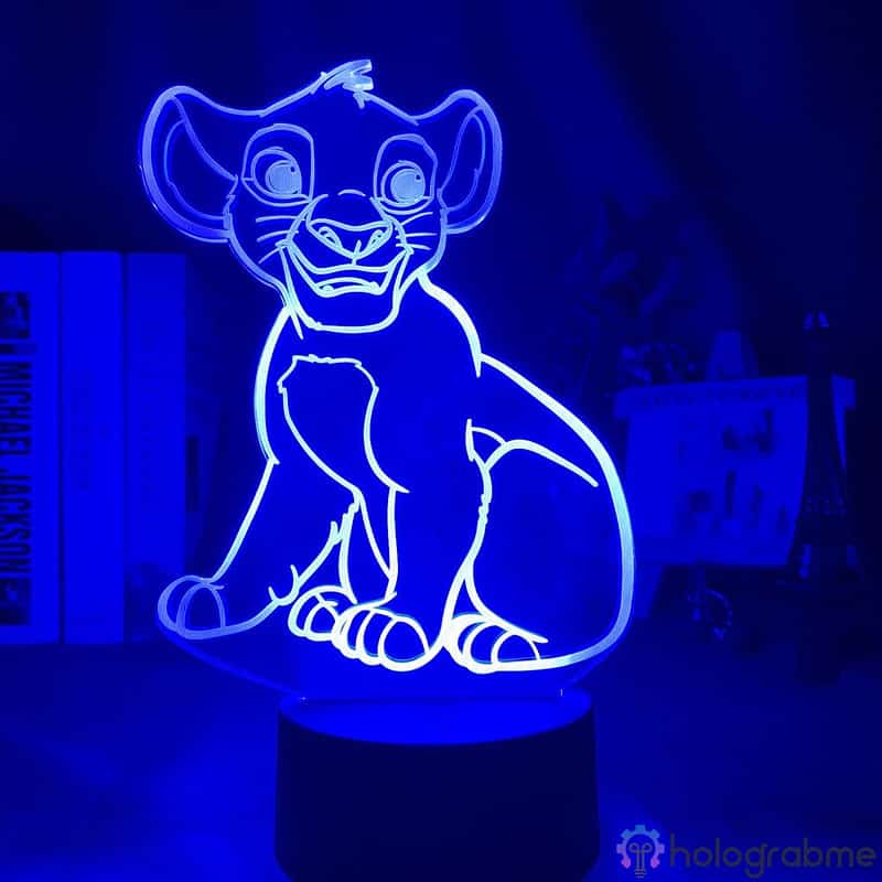 Lampe 3D Simba le Roi Lion 7