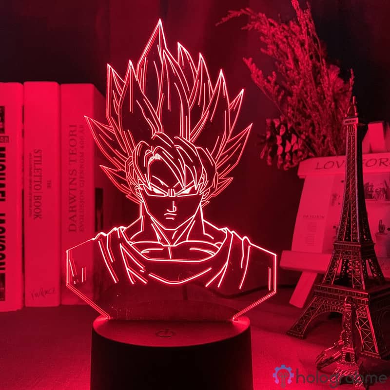 Lampe 3D Son Goku Super Saiyan 1