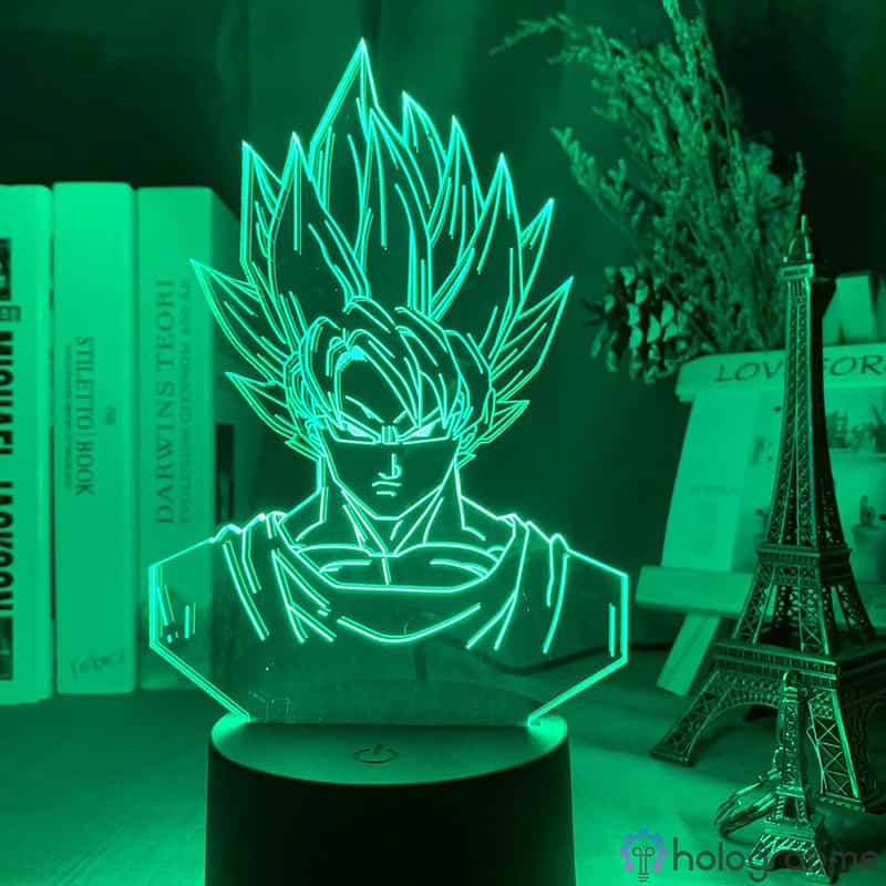 Lampe 3D Son Goku Super Saiyan 2