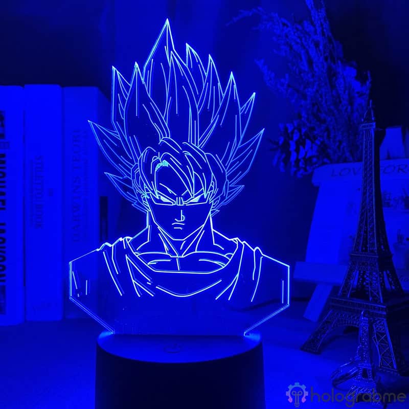 Lampe 3D Son Goku Super Saiyan 3