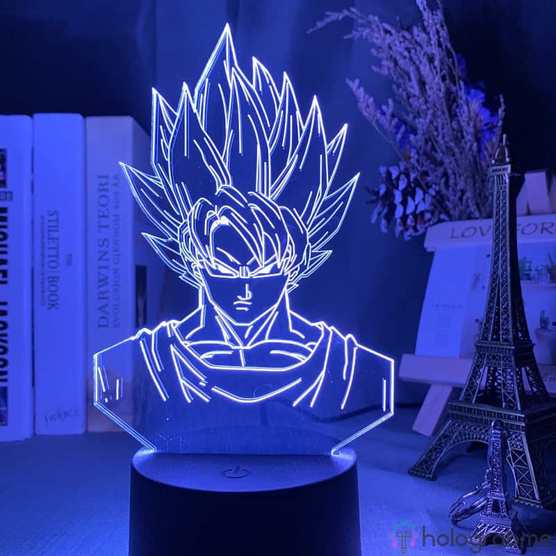 Lampe 3D Son Goku Super Saiyan 4