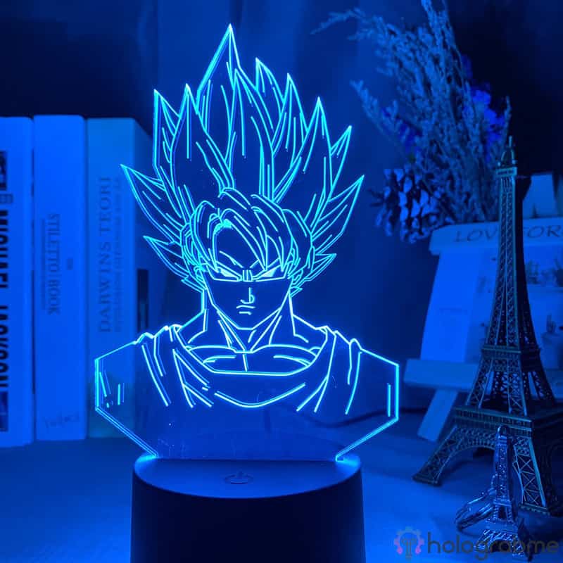 Lampe 3D Son Goku Super Saiyan 6