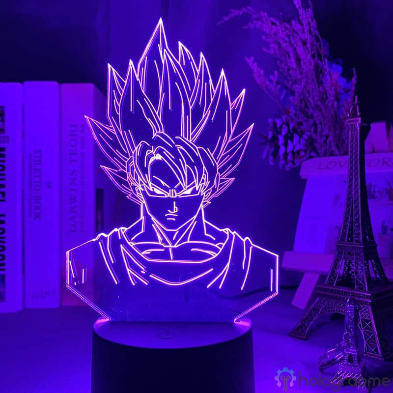Lampe 3D Son Goku Super Saiyan 7