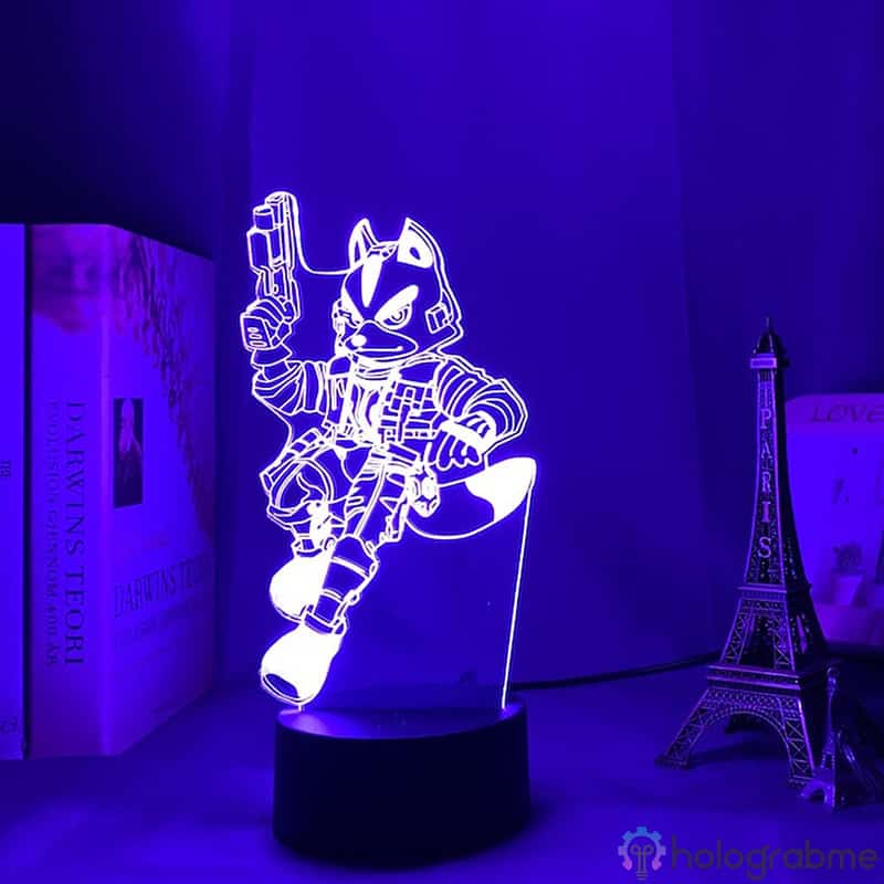 Lampe 3D Starfox 1