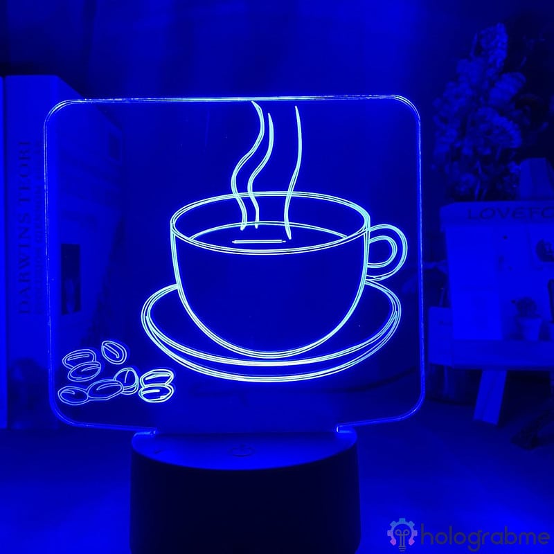 Lampe 3D Tasse a Cafe 1