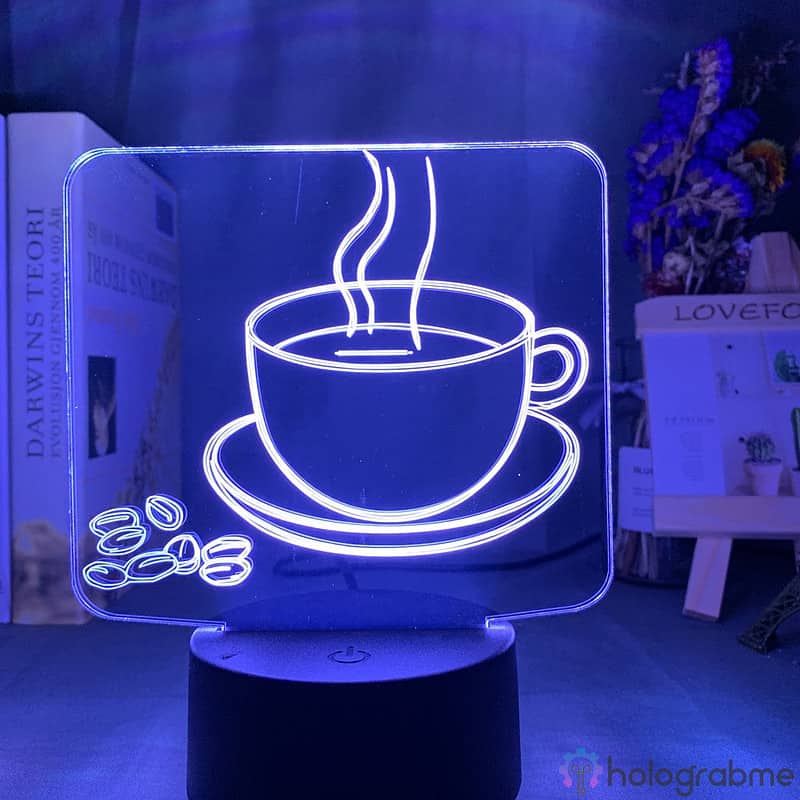 Lampe 3D Tasse a Cafe 2