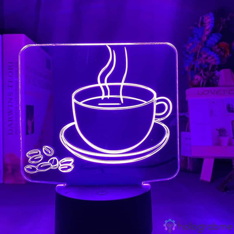 Lampe 3D Tasse a Cafe 7