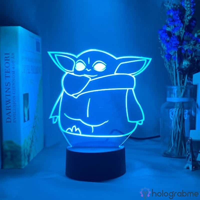 Lampe 3D The Mandalorian Yoda 3