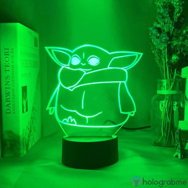 Lampe 3D The Mandalorian Yoda 4