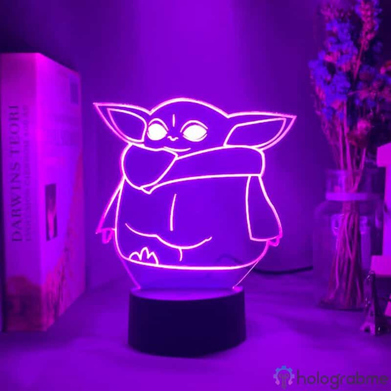 Lampe 3D The Mandalorian Yoda 6
