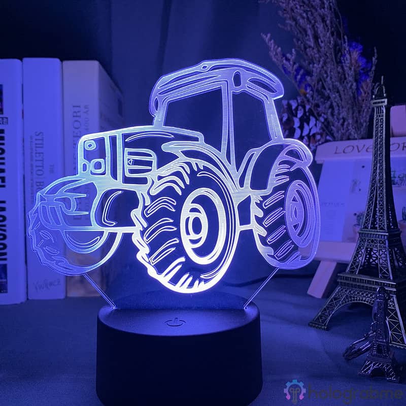 Lampe 3D Tracteur 4