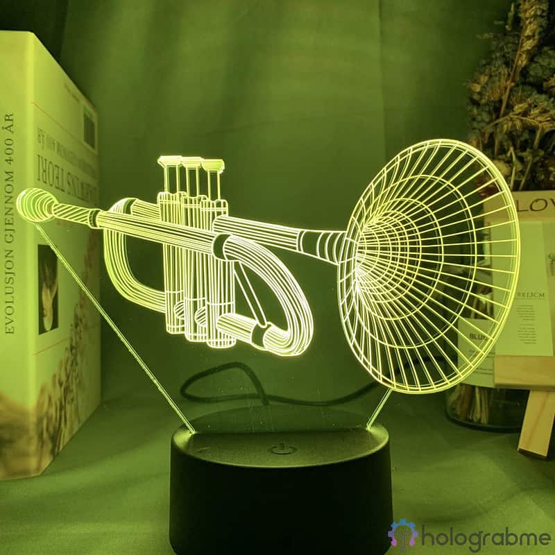 Lampe 3D Trompette 5