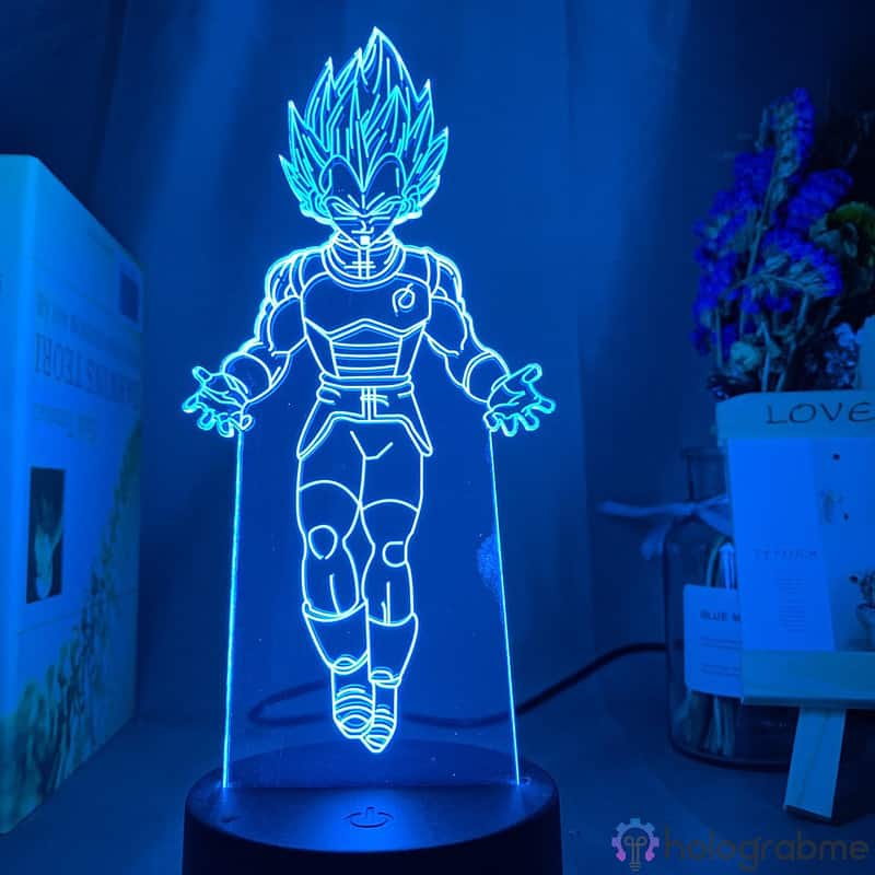 Lampe 3D Vegeta Blue Evolution 5