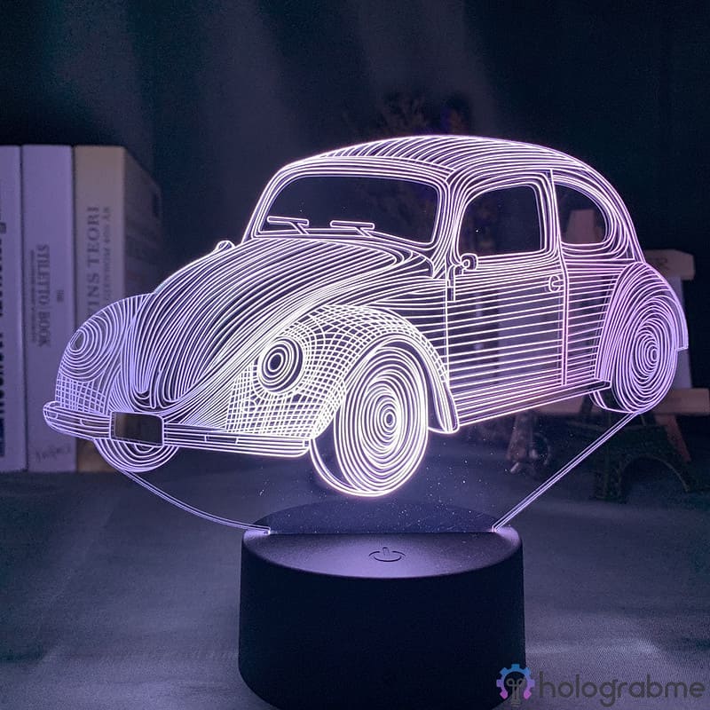 Lampe 3D Volkswagen Coccinelle 4