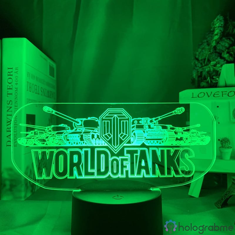 Lampe 3D World of Tanks Logo 1
