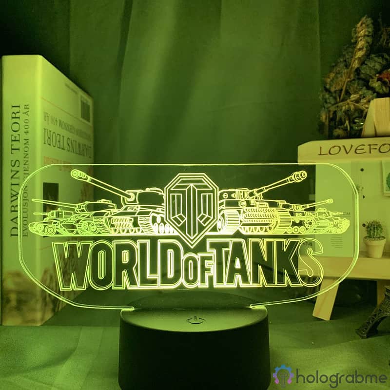 Lampe 3D World of Tanks Logo 5