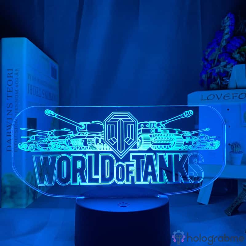 Lampe 3D World of Tanks Logo 6