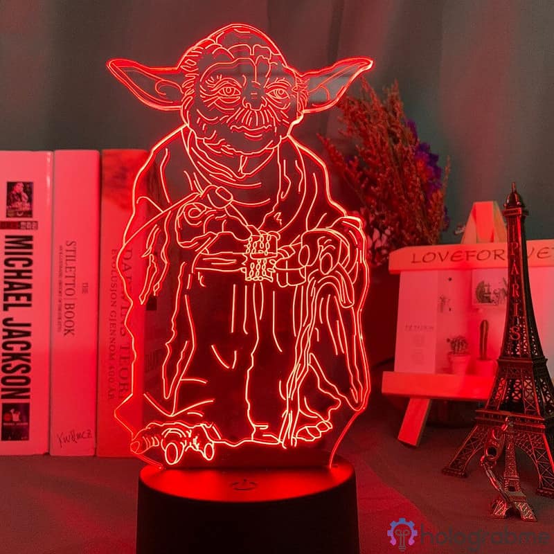 Lampe 3D Yoda 2