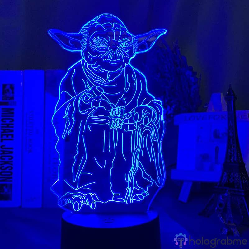 Lampe 3D Yoda 4